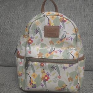 Pixar Loungefly Floral Mini Backpack
